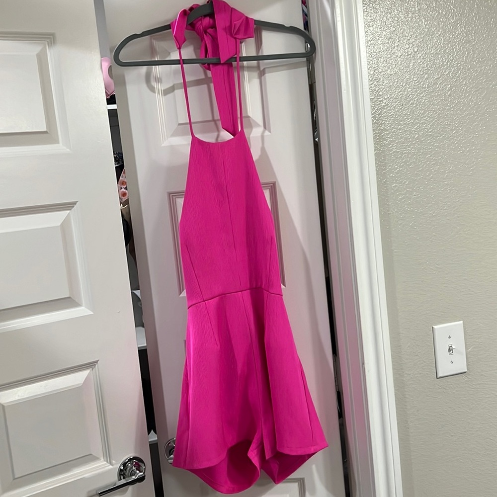 Hot Pink Romper